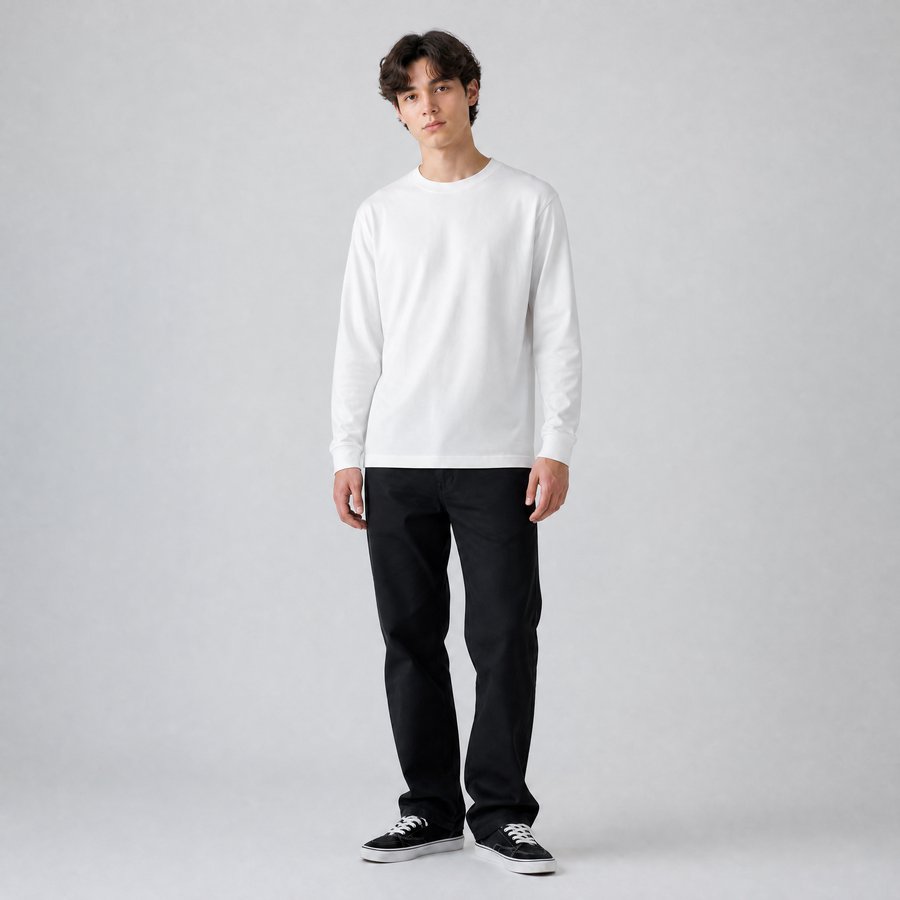バランステック長袖Tシャツ 白